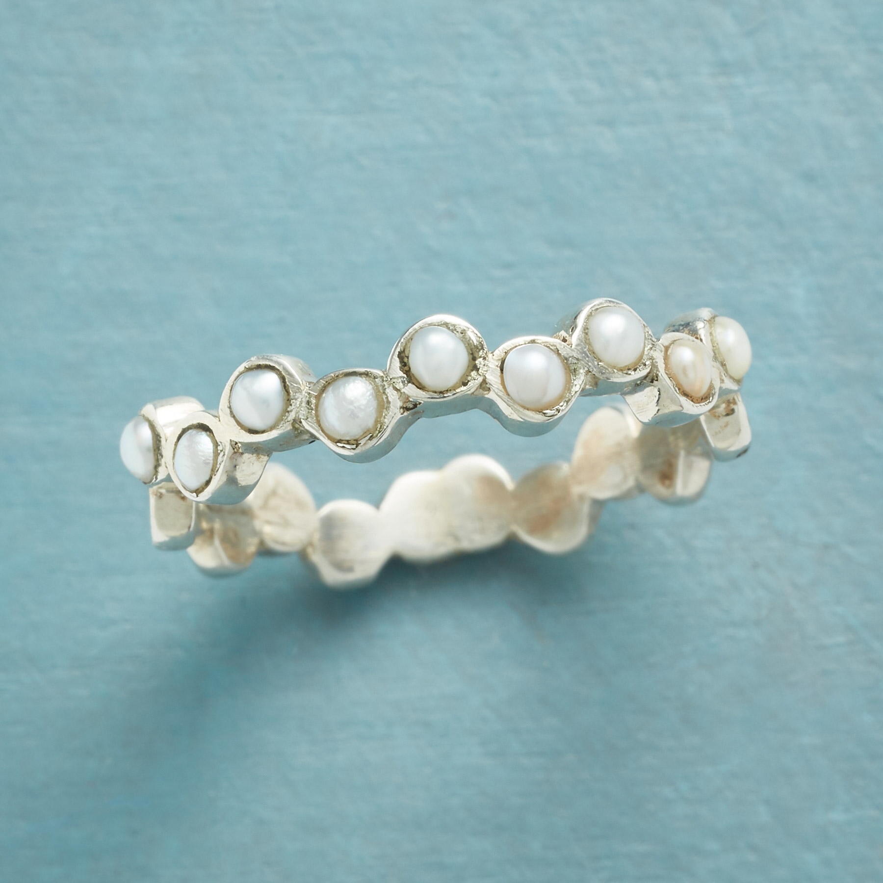 Boba Tea Splash & Bubbles Ring: Handmade - SUBLIMA Jewelry
