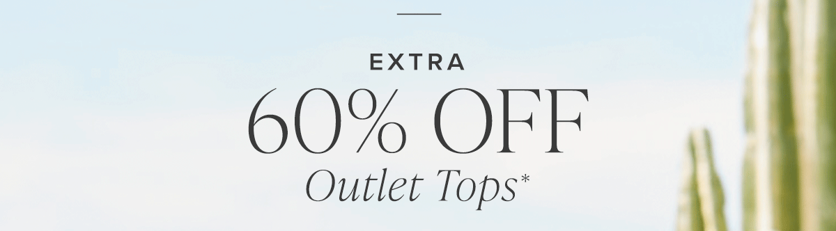 60% Off Outlet Tops