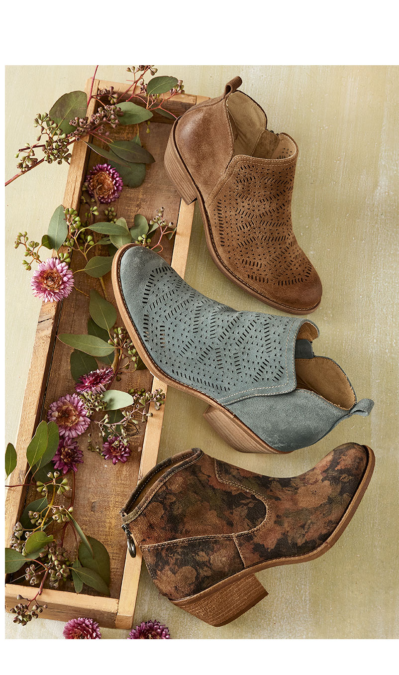 Augustina Boot, Sienna Floral Booties